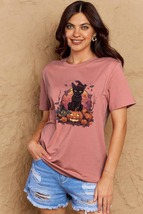 Simply Love Full Size Halloween Theme Graphic T-Shirt, Dusty Pink - £24.39 GBP