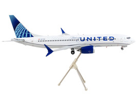 Boeing 737 MAX 8 Commercial Aircraft &quot;United Airlines - United Together&quot; White w - £93.65 GBP