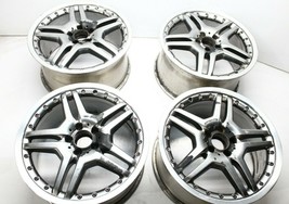 2005-2006 MERCEDES S65 CL65 OEM 2 PIECE AMG 19&quot; STAGGERED WHEEL RIM SET ... - £2,171.88 GBP