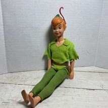 1968 Mattel Disney Peter Pan Doll Action Figure Toy w/ Belt 11&quot; See Description - £23.84 GBP