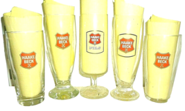5 Haake Beck Bremen Various Multiples German Beer Glasses - £15.91 GBP