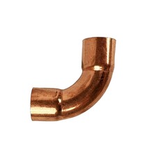 1/4&quot; C x C 90° Degree Long Radius Copper Pipe Reducing Elbow Fitting - £7.63 GBP