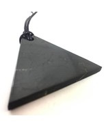 Pendant &quot;Triangle&quot; Male of Mineral Shungite 1.5&quot;; EMF Protection - $9.88