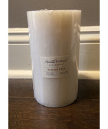 Hearth and Hand with Magnolia Sugared Birch Large 7” Pillar Candle Rare ... - £53.60 GBP