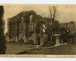 Kenilworth Castle Banqueting Hall Mervyn&#39;s Tower Postcard Warwickshire E... - $7.92