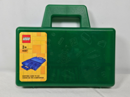 LEGO Sorting Case to Go Travel Box Organizer Divider Green brick storage... - £7.85 GBP
