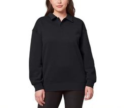 Mondetta Ladies&#39; Collared Fleece Pullover Top (US, Alpha, Medium, Regular, Regul - $18.40+