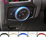 Ar front head lights head lamps switch button knob cover trim fit for ford focus 3 thumb155 crop