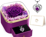 Mother&#39;s Day Gifts for Mom Her Wife, Preserved Flowers Rose Gift for Mom... - $41.78