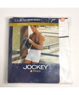 Jockey Pouch Big Man Boxer Briefs White 2 Pack Size 3XL NEW XXXL 2010 - £15.60 GBP