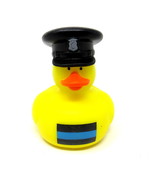 Police Thin Blue Line Rubber Duck New 2" Black Hat 1st Responder US Seller - £6.61 GBP