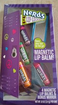 Nerds Magnetic Lip Balm , Lip Locker Chapstick , Mirror Gift Set, 4 Magn... - £19.74 GBP