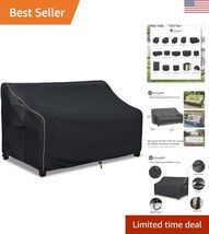 Heavy-Duty 100% Waterproof Patio Sofa Cover with UV Protection, Fits 76W... - $91.06