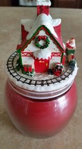 The White Barn Candle Co Cinnamon Stick Christmas Candle 15 oz Santa on a train - £32.12 GBP