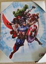 Marvel Avengers Group With A Burst Wall Decor Picture Wall Hanging , New - £11.93 GBP