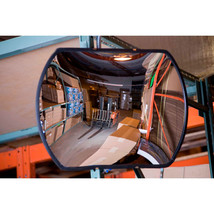 Roundtangular Acrylic Convex Mirror Indoor 12&quot;x18&quot;160176; Viewing Angle - $120.99