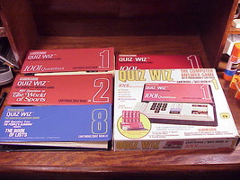 Vintage Coleco Quiz Wiz Computer Answer Game, with 3 cartridge quiz books, 1978 - £9.55 GBP