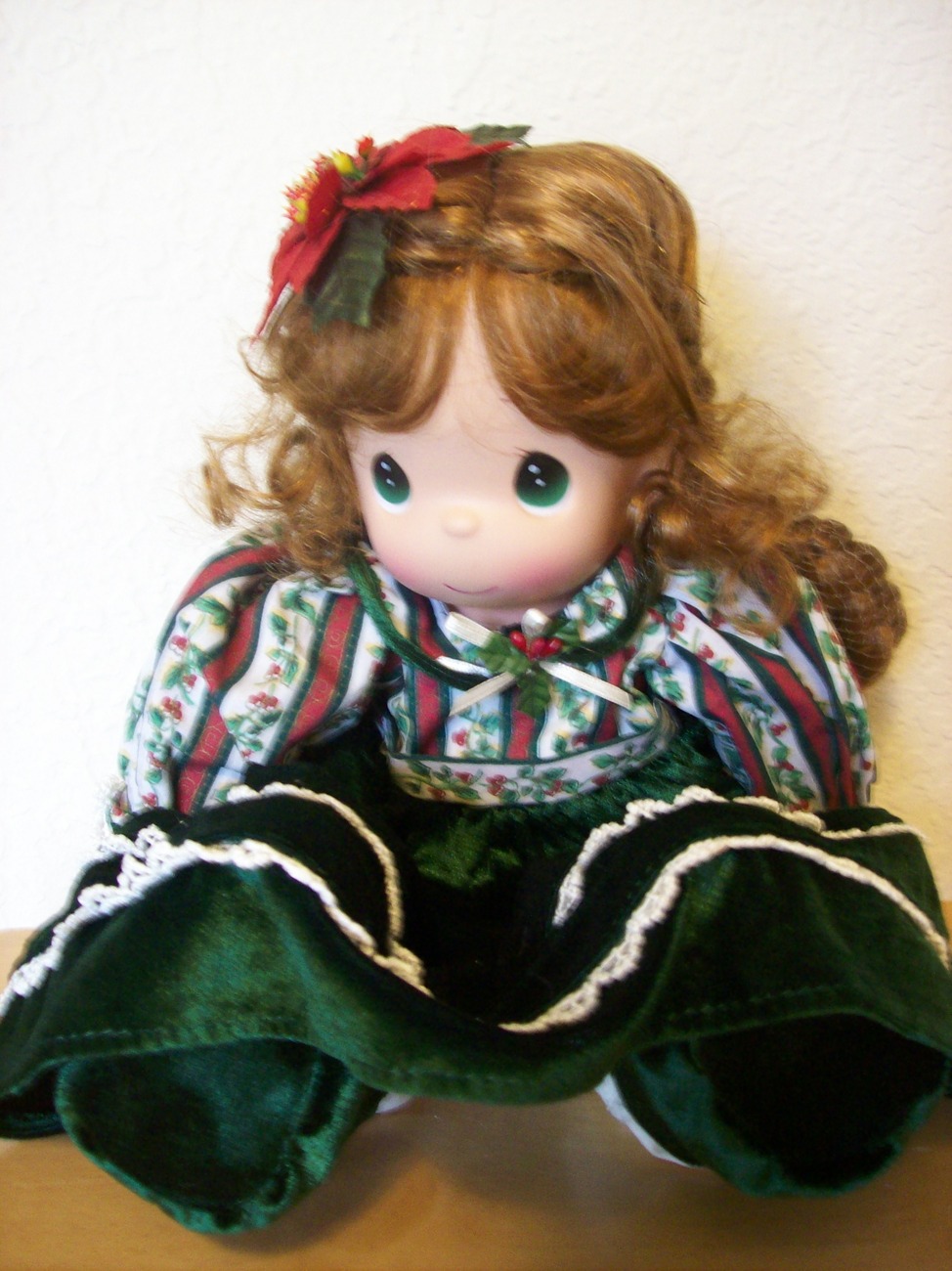 2004 Precious Moments Belle Christmas Stocking Doll  - $85.00