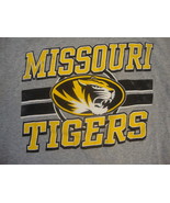 NCAA Missouri Tigers Mizzou College University Fan Student Gray T Shirt S - £11.86 GBP