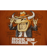 NCAA Texas Longhorns College University Football Hook &#39;em Horns Fan T Sh... - £11.86 GBP