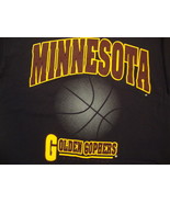 NCAA Minnesota Golden Gophers College University Basketball Fan Black T ... - £11.86 GBP
