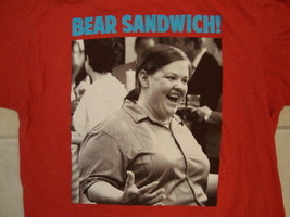 Ripple Junction Bride&#39;s Maids Bridesmaids &quot;Bear Sandwich!&quot; Quote Red T Shirt L - £11.59 GBP
