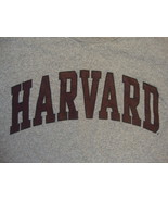 NCAA Harvard Crimson College University Student School Fan Gray T Shirt M - £13.44 GBP