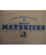 NBA Dallas Mavericks National Basketball Association Fan Gray T Shirt L - £11.67 GBP