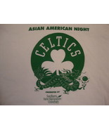 NBA Boston Celtics National Basketball Fan Asian American Night White T ... - £11.87 GBP