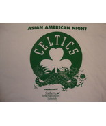 NBA Boston Celtics National Basketball Fan Asian American Night White T ... - £11.34 GBP