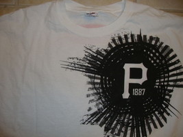 MLB Pittsburgh Pirates baseball White Sponsor T Shirt XL - £9.31 GBP