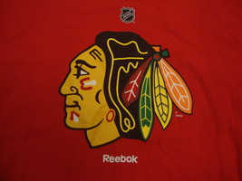 NHL Chicago Blackhawks National Hockey League Reebok T Shirt L - £11.64 GBP