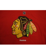 NHL Chicago Blackhawks National Hockey League Reebok T Shirt L - £11.72 GBP