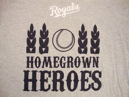 MLB Kansas City KC Royals Baseball Home Grown Heroes Kia  T Shirt XL - £11.72 GBP