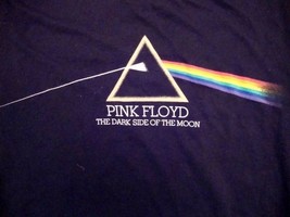 Pink Floyd The Darkside of The Moon Album Rainbow Prism Pop Music T Shirt M - £11.96 GBP