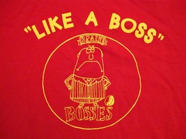 &quot;Like A Boss&quot; Bealke Bosses Winning Meme Red T Shirt M - $15.45