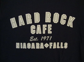 Hard Rock Cafe Niagara Falls Canada Souvenir Established 1971 Navy T Shi... - £11.45 GBP