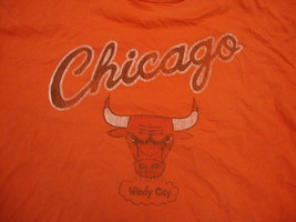 NBA Chicago Bulls Basketball Fan Throwback Classic Style  T Shirt XL - £13.15 GBP