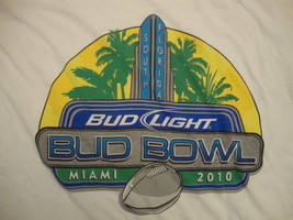 Bud Light Bowl Miami Florida 2010 Football Playoff Game Championship T S... - $14.16