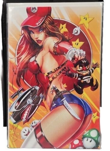 Primary image for DAUGHTERS OF EDEN #1 JAMIE TYNDALL VIRGIN SIGNED MARIO COSPLAY VARIANT COA
