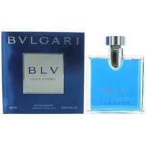 BLV Pour Homme by Bvlgari, 3.4 oz Eau De Toilette Spray for Men Bulgari - $102.73