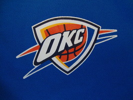 NBA Oklahoma City Thunder National Basketball OKC Fan Blue Net Dri T Shirt S - £11.66 GBP