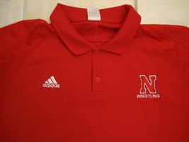 NCAA Nebraska Cornhuskers College Coaches Polo collar style Red T Shirt XL / 2XL - £19.34 GBP