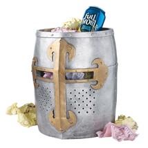 12th century Medieval Crusader Gothic Helmet Trash Can Replica Reproduction - $117.81