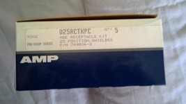 AMP  D25RCTKPC hde Receptacle Kit Pro-Crimp Series DB-25, Shielded P/N 749 - $286.74 MXN