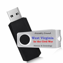 West Virginia Civil War Books History &amp; Genealogy - 12 Books on USB Flash Drive - £8.53 GBP