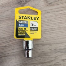 Stanley 3/8&quot; Drive MM 6 Point 9mm Socket Lifetime Warranty - $3.47