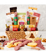 Deluxe Charcuterie: Meat &amp; Cheese Snack Gift Basket - $2,837.92 MXN