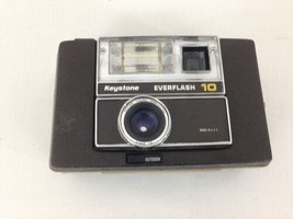 Keystone Everflash Berkey 10 Vintage Flash Camera with Brown Leather Case - $8.91