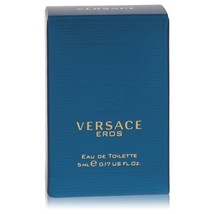 Versace Eros by Versace Mini EDT .16 oz for Men - £28.68 GBP